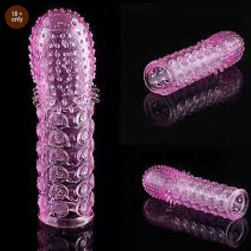 Crystal Dotted Condom Reusable Sleeve