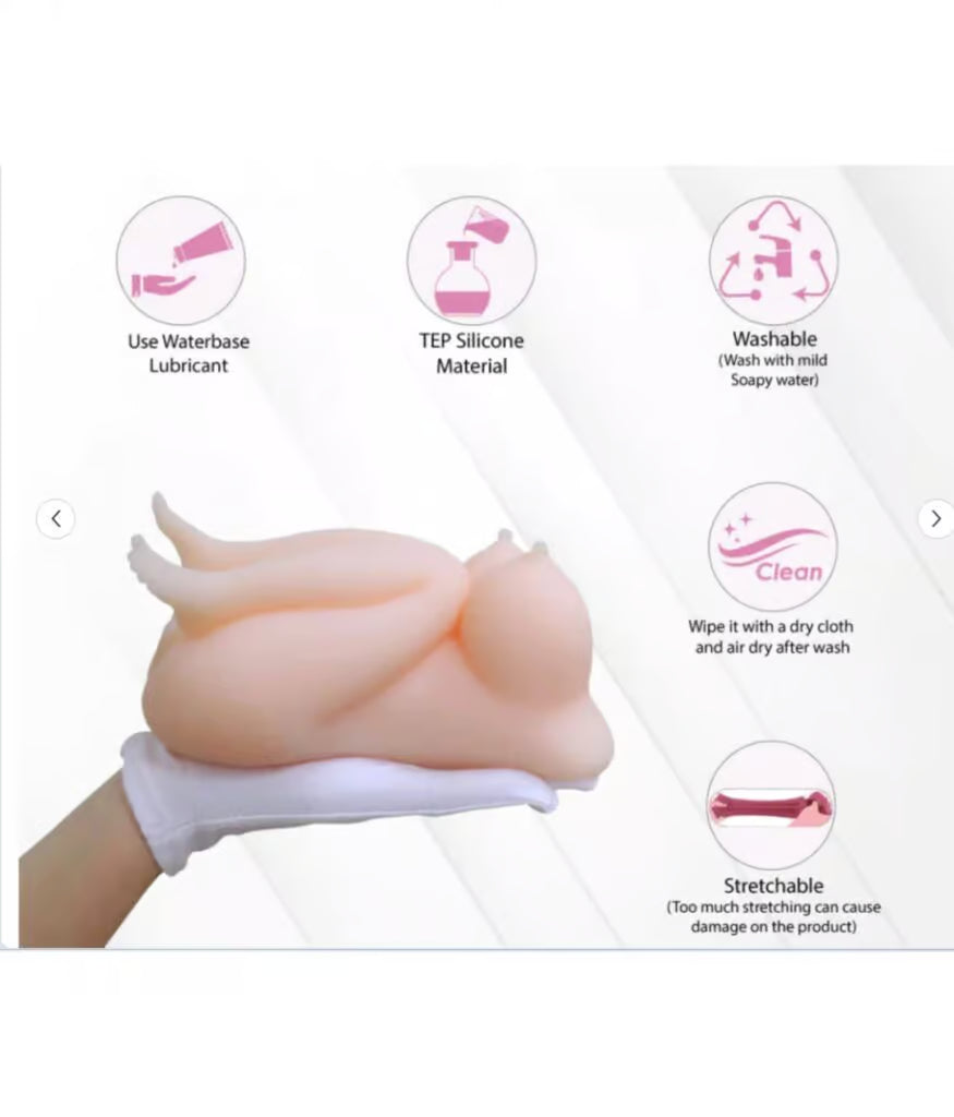 My Girl Hand-Held 3 in 1 Pussy 8inch Masturbator