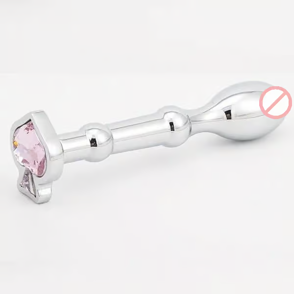 Bondage Masters Butt Plug Metal Tunnel With Removable End