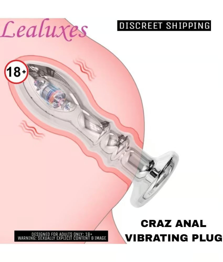 CRAZ Unisex Stainless Steel Anal Plug