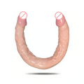 U Shape Double Ended Slim Bendable Flexible Dildo