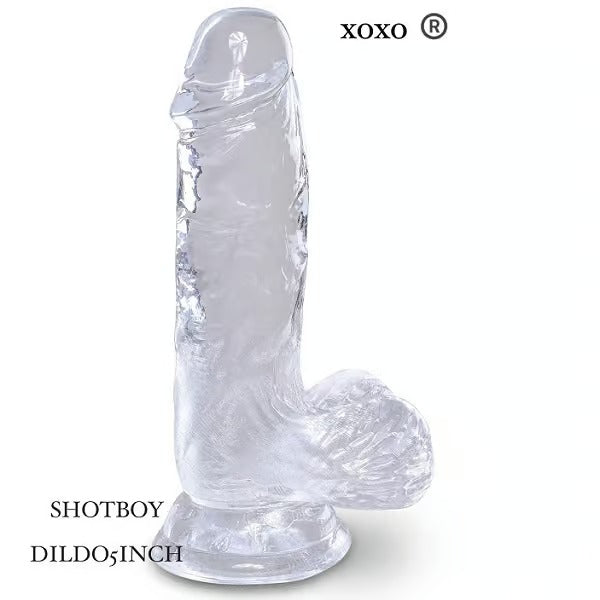Transparent Crystal Spikey Penis Sleeve Extender