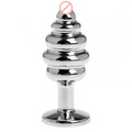 Spiral Stainless Steel Butt Plug For Beginners