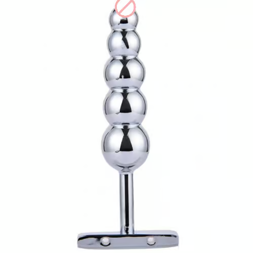 Tower Stainless Steel Butt Plug Spiral Anal Beads