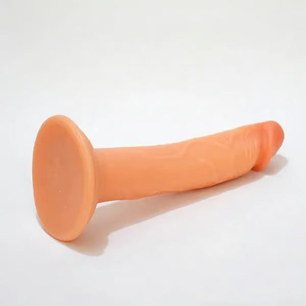 8 Inch BOBBY Slim Dildo With Suction Cup And Without Testicles