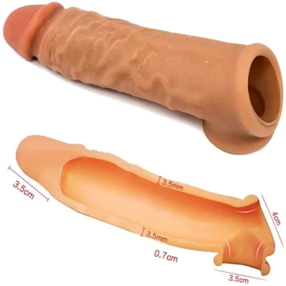 Silicone Reusable Dragon Condom For Personal 6 Inch